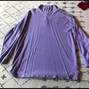Purple Polo Quarter Zip